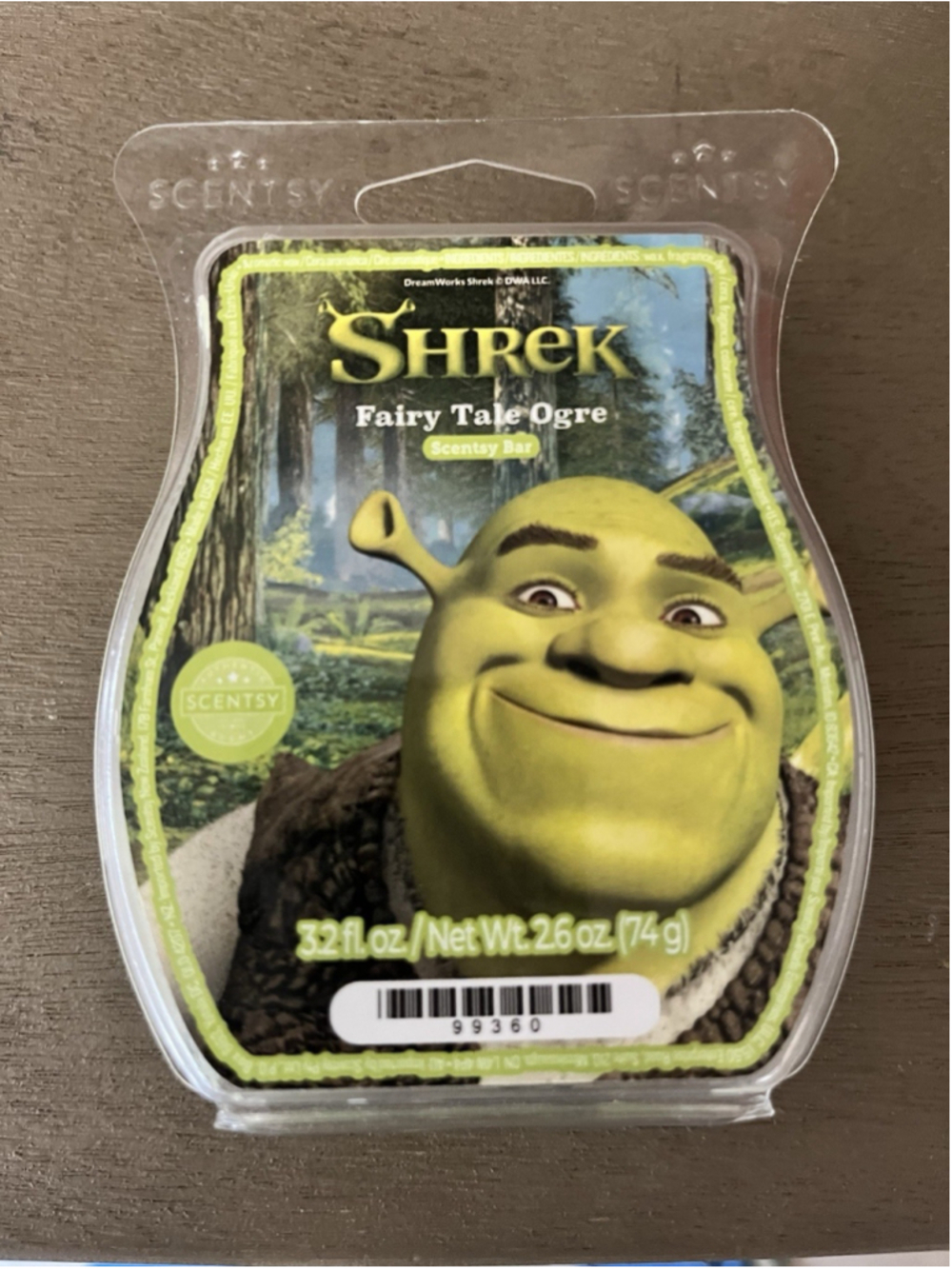 Scentsy Wax Bar- Green Shrek FAIRY TALE OGRE- Apple Fall Autumn 🍂 Scent